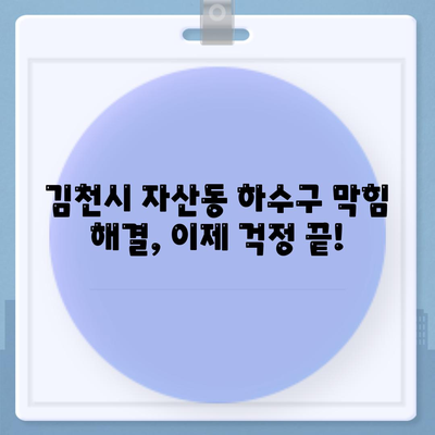 경상북도 김천시 자산동 하수구막힘 | 가격 | 비용 | 기름제거 | 싱크대 | 변기 | 세면대 | 역류 | 냄새차단 | 2024 후기