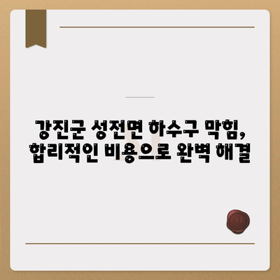 전라남도 강진군 성전면 하수구막힘 | 가격 | 비용 | 기름제거 | 싱크대 | 변기 | 세면대 | 역류 | 냄새차단 | 2024 후기