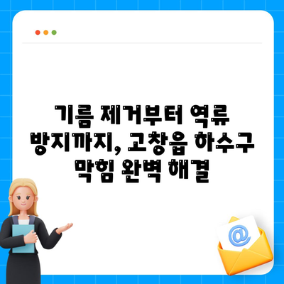 전라북도 고창군 고창읍 하수구막힘 | 가격 | 비용 | 기름제거 | 싱크대 | 변기 | 세면대 | 역류 | 냄새차단 | 2024 후기