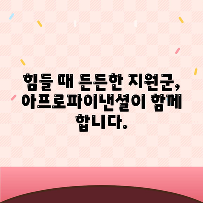 아프로파이낸셜대부