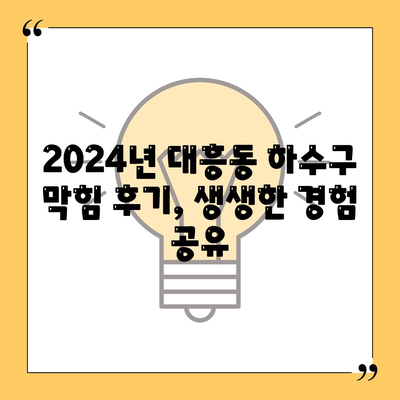 대전시 중구 대흥동 하수구막힘 | 가격 | 비용 | 기름제거 | 싱크대 | 변기 | 세면대 | 역류 | 냄새차단 | 2024 후기