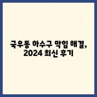 대구시 북구 국우동 하수구막힘 | 가격 | 비용 | 기름제거 | 싱크대 | 변기 | 세면대 | 역류 | 냄새차단 | 2024 후기