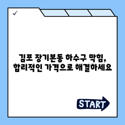 경기도 김포시 장기본동 하수구막힘 | 가격 | 비용 | 기름제거 | 싱크대 | 변기 | 세면대 | 역류 | 냄새차단 | 2024 후기