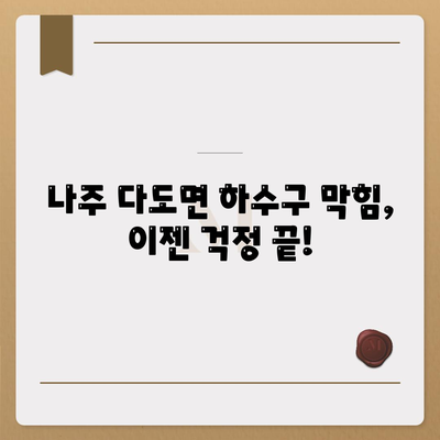 전라남도 나주시 다도면 하수구막힘 | 가격 | 비용 | 기름제거 | 싱크대 | 변기 | 세면대 | 역류 | 냄새차단 | 2024 후기