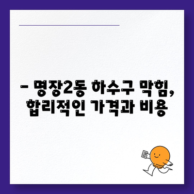 부산시 동래구 명장2동 하수구막힘 | 가격 | 비용 | 기름제거 | 싱크대 | 변기 | 세면대 | 역류 | 냄새차단 | 2024 후기