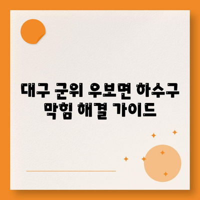 대구시 군위군 우보면 하수구막힘 | 가격 | 비용 | 기름제거 | 싱크대 | 변기 | 세면대 | 역류 | 냄새차단 | 2024 후기