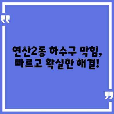 부산시 연제구 연산2동 하수구막힘 | 가격 | 비용 | 기름제거 | 싱크대 | 변기 | 세면대 | 역류 | 냄새차단 | 2024 후기