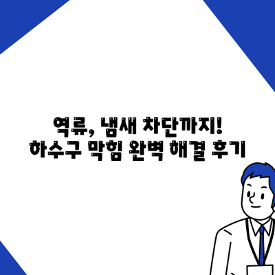 서울시 광진구 중곡제3동 하수구막힘 | 가격 | 비용 | 기름제거 | 싱크대 | 변기 | 세면대 | 역류 | 냄새차단 | 2024 후기