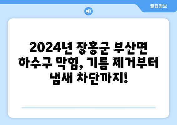 전라남도 장흥군 부산면 하수구막힘 | 가격 | 비용 | 기름제거 | 싱크대 | 변기 | 세면대 | 역류 | 냄새차단 | 2024 후기