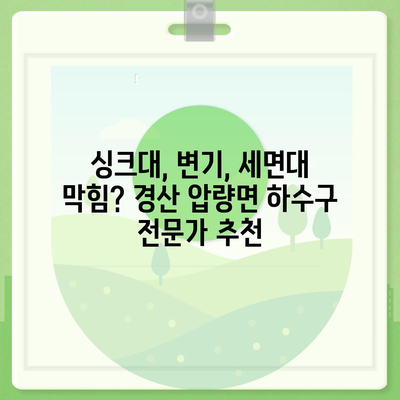 경상북도 경산시 압량면 하수구막힘 | 가격 | 비용 | 기름제거 | 싱크대 | 변기 | 세면대 | 역류 | 냄새차단 | 2024 후기