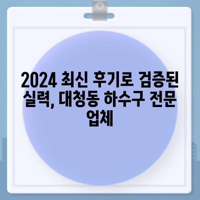 대전시 동구 대청동 하수구막힘 | 가격 | 비용 | 기름제거 | 싱크대 | 변기 | 세면대 | 역류 | 냄새차단 | 2024 후기