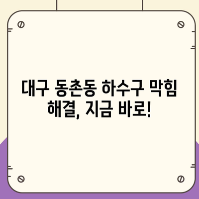 대구시 동구 동촌동 하수구막힘 | 가격 | 비용 | 기름제거 | 싱크대 | 변기 | 세면대 | 역류 | 냄새차단 | 2024 후기