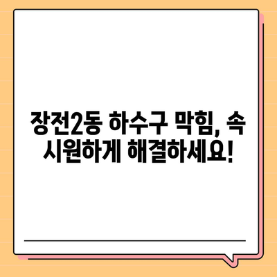 부산시 금정구 장전2동 하수구막힘 | 가격 | 비용 | 기름제거 | 싱크대 | 변기 | 세면대 | 역류 | 냄새차단 | 2024 후기