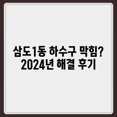 제주도 제주시 삼도1동 하수구막힘 | 가격 | 비용 | 기름제거 | 싱크대 | 변기 | 세면대 | 역류 | 냄새차단 | 2024 후기