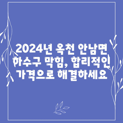 충청북도 옥천군 안남면 하수구막힘 | 가격 | 비용 | 기름제거 | 싱크대 | 변기 | 세면대 | 역류 | 냄새차단 | 2024 후기