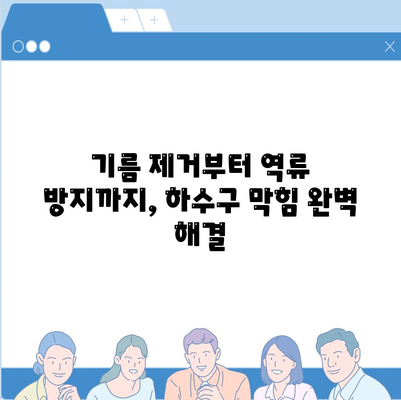 대전시 유성구 죽동 하수구막힘 | 가격 | 비용 | 기름제거 | 싱크대 | 변기 | 세면대 | 역류 | 냄새차단 | 2024 후기