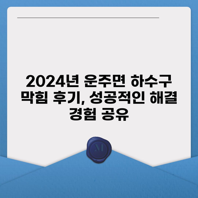 전라북도 완주군 운주면 하수구막힘 | 가격 | 비용 | 기름제거 | 싱크대 | 변기 | 세면대 | 역류 | 냄새차단 | 2024 후기