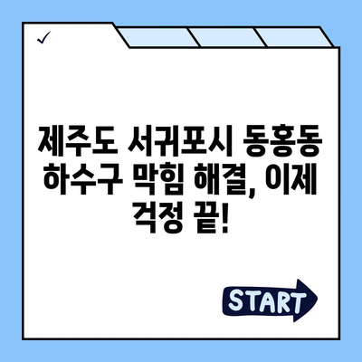 제주도 서귀포시 동홍동 하수구막힘 | 가격 | 비용 | 기름제거 | 싱크대 | 변기 | 세면대 | 역류 | 냄새차단 | 2024 후기