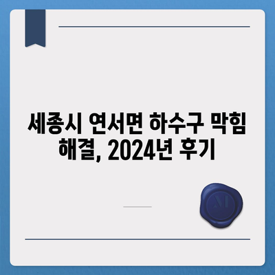 세종시 세종특별자치시 연서면 하수구막힘 | 가격 | 비용 | 기름제거 | 싱크대 | 변기 | 세면대 | 역류 | 냄새차단 | 2024 후기