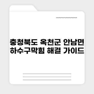 충청북도 옥천군 안남면 하수구막힘 | 가격 | 비용 | 기름제거 | 싱크대 | 변기 | 세면대 | 역류 | 냄새차단 | 2024 후기