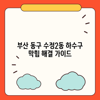 부산시 동구 수정2동 하수구막힘 | 가격 | 비용 | 기름제거 | 싱크대 | 변기 | 세면대 | 역류 | 냄새차단 | 2024 후기