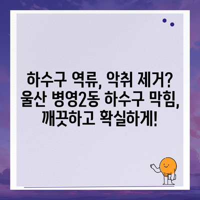 울산시 중구 병영2동 하수구막힘 | 가격 | 비용 | 기름제거 | 싱크대 | 변기 | 세면대 | 역류 | 냄새차단 | 2024 후기