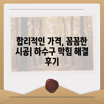 부산시 동구 초량3동 하수구막힘 | 가격 | 비용 | 기름제거 | 싱크대 | 변기 | 세면대 | 역류 | 냄새차단 | 2024 후기