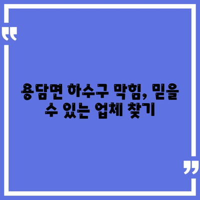 전라북도 진안군 용담면 하수구막힘 | 가격 | 비용 | 기름제거 | 싱크대 | 변기 | 세면대 | 역류 | 냄새차단 | 2024 후기