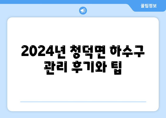 경상남도 합천군 청덕면 하수구막힘 | 가격 | 비용 | 기름제거 | 싱크대 | 변기 | 세면대 | 역류 | 냄새차단 | 2024 후기