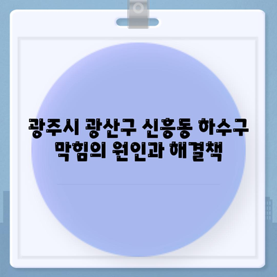 광주시 광산구 신흥동 하수구막힘 | 가격 | 비용 | 기름제거 | 싱크대 | 변기 | 세면대 | 역류 | 냄새차단 | 2024 후기