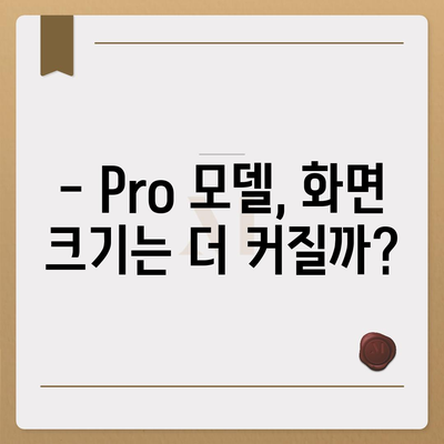 아이폰 16 시리즈의 5가지 변화점 | Pro와 Pro 맥스 화면 확대?