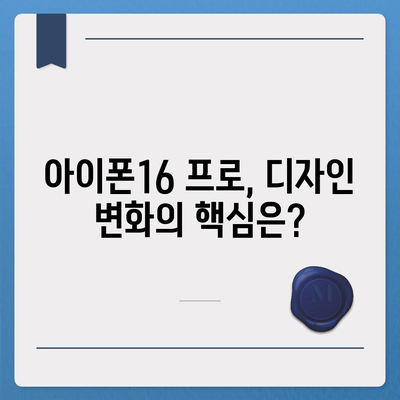 아이폰16 프로의 디자인 및 출시일, 실물 예상