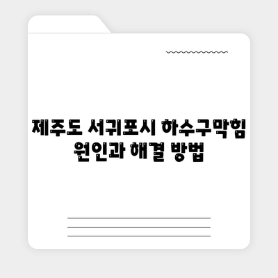 제주도 서귀포시 효돈동 하수구막힘 | 가격 | 비용 | 기름제거 | 싱크대 | 변기 | 세면대 | 역류 | 냄새차단 | 2024 후기