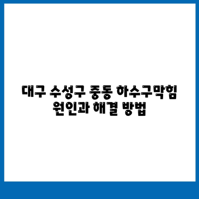 대구시 수성구 중동 하수구막힘 | 가격 | 비용 | 기름제거 | 싱크대 | 변기 | 세면대 | 역류 | 냄새차단 | 2024 후기