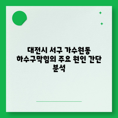 대전시 서구 가수원동 하수구막힘 | 가격 | 비용 | 기름제거 | 싱크대 | 변기 | 세면대 | 역류 | 냄새차단 | 2024 후기