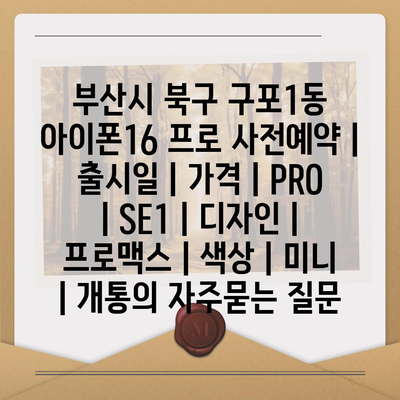 부산시 북구 구포1동 아이폰16 프로 사전예약 | 출시일 | 가격 | PRO | SE1 | 디자인 | 프로맥스 | 색상 | 미니 | 개통