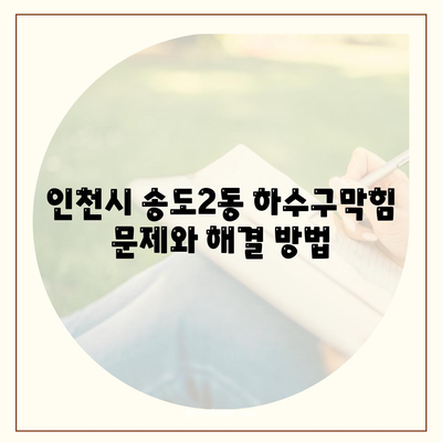 인천시 연수구 송도2동 하수구막힘 | 가격 | 비용 | 기름제거 | 싱크대 | 변기 | 세면대 | 역류 | 냄새차단 | 2024 후기