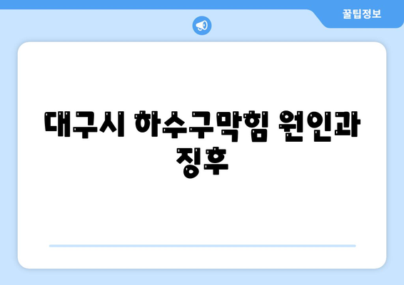 대구시 남구 대명11동 하수구막힘 | 가격 | 비용 | 기름제거 | 싱크대 | 변기 | 세면대 | 역류 | 냄새차단 | 2024 후기