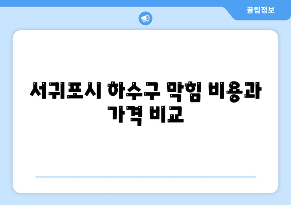 제주도 서귀포시 서홍동 하수구막힘 | 가격 | 비용 | 기름제거 | 싱크대 | 변기 | 세면대 | 역류 | 냄새차단 | 2024 후기