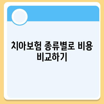 가장 저렴한 치아보험 가입 방법 알아보기