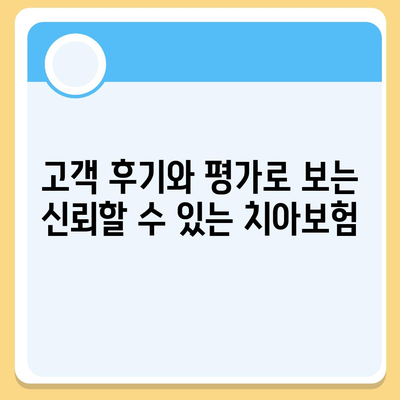 최고의 치아보험 비교 | 2024년 판