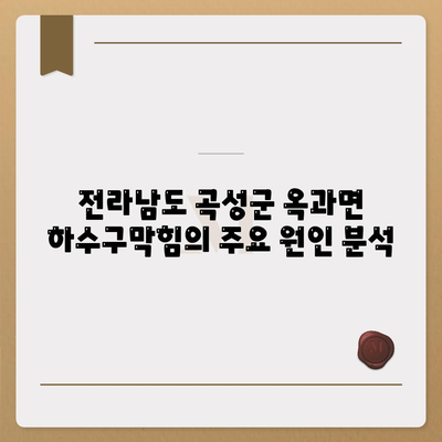 전라남도 곡성군 옥과면 하수구막힘 | 가격 | 비용 | 기름제거 | 싱크대 | 변기 | 세면대 | 역류 | 냄새차단 | 2024 후기