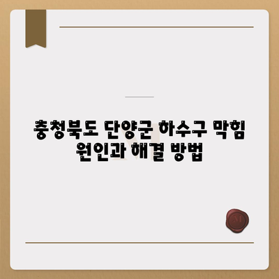 충청북도 단양군 단성면 하수구막힘 | 가격 | 비용 | 기름제거 | 싱크대 | 변기 | 세면대 | 역류 | 냄새차단 | 2024 후기