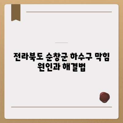 전라북도 순창군 순창읍 하수구막힘 | 가격 | 비용 | 기름제거 | 싱크대 | 변기 | 세면대 | 역류 | 냄새차단 | 2024 후기