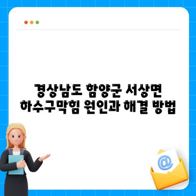 경상남도 함양군 서상면 하수구막힘 | 가격 | 비용 | 기름제거 | 싱크대 | 변기 | 세면대 | 역류 | 냄새차단 | 2024 후기