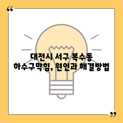 대전시 서구 복수동 하수구막힘 | 가격 | 비용 | 기름제거 | 싱크대 | 변기 | 세면대 | 역류 | 냄새차단 | 2024 후기