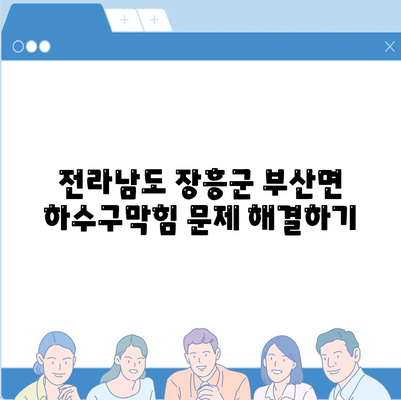 전라남도 장흥군 부산면 하수구막힘 | 가격 | 비용 | 기름제거 | 싱크대 | 변기 | 세면대 | 역류 | 냄새차단 | 2024 후기