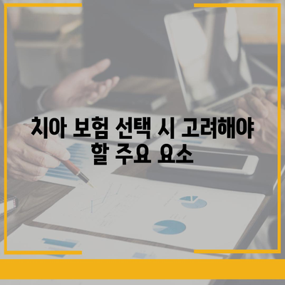 치아 보험 추천하기