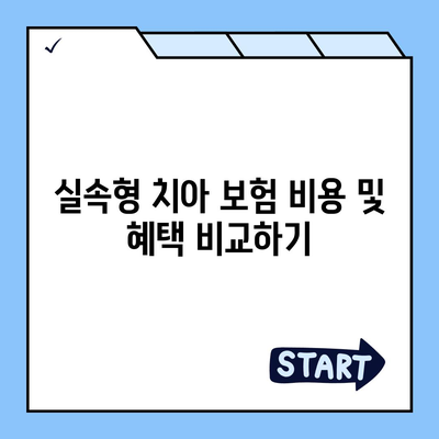 실속형 치아 보험 가입 시 핵심 내용 및 면책 기간 확인하기