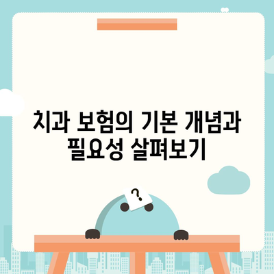 치과 보험 추천 이유와 이점